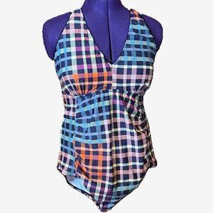 Plaid Swimsuit By Motherhood Maternity  LGG